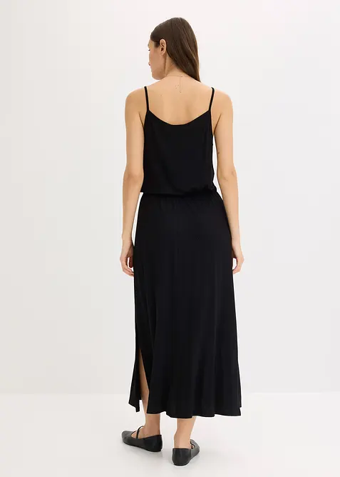 Jerseykjole med blonder, bonprix