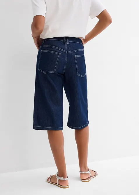 Bermudashorts i denim Mid Waist, Low Stretch, bonprix