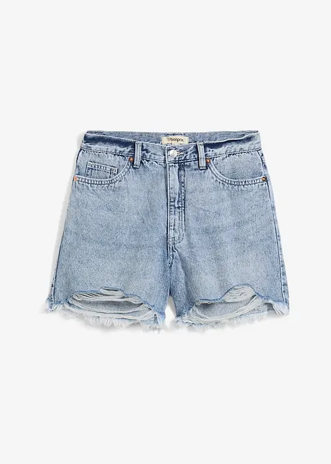 Jeansshorts High Waist, Low Stretch, bonprix