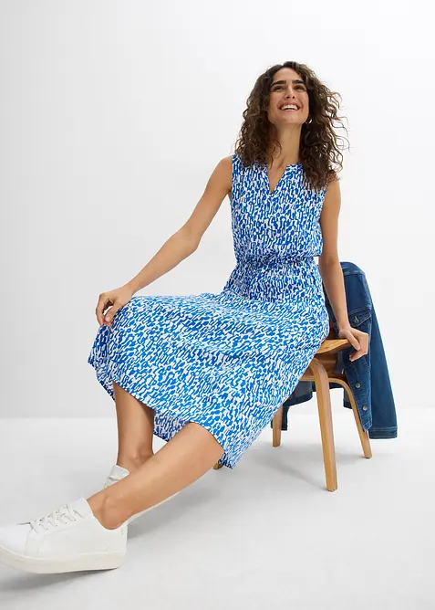 Maxikjole i lett viskose, bonprix