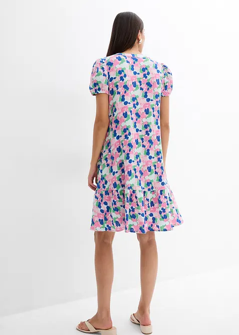 Kjole i myk musselin, bonprix