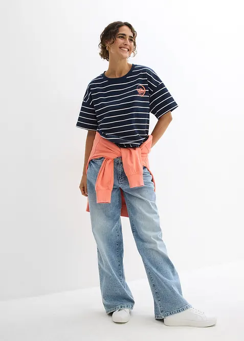 Sweatshirt i myk bomullsmiks, bonprix