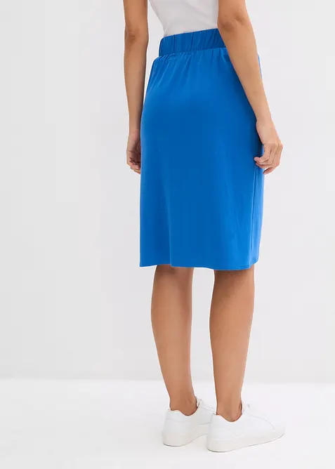 Jerseyskjørt i lett viskosemisk, bonprix