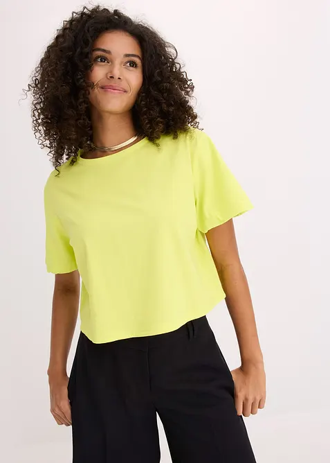 Oversized topp av ren &oslash;kologisk bomull, bonprix