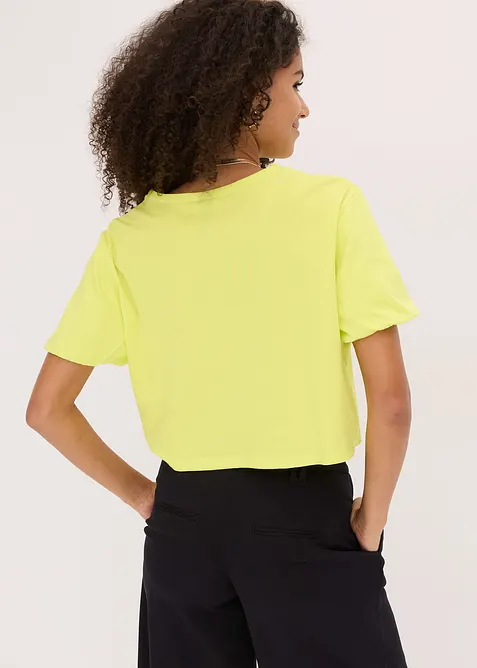 Oversized topp av ren &oslash;kologisk bomull, bonprix