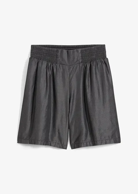 Slip on-shorts med smock-linning, bonprix