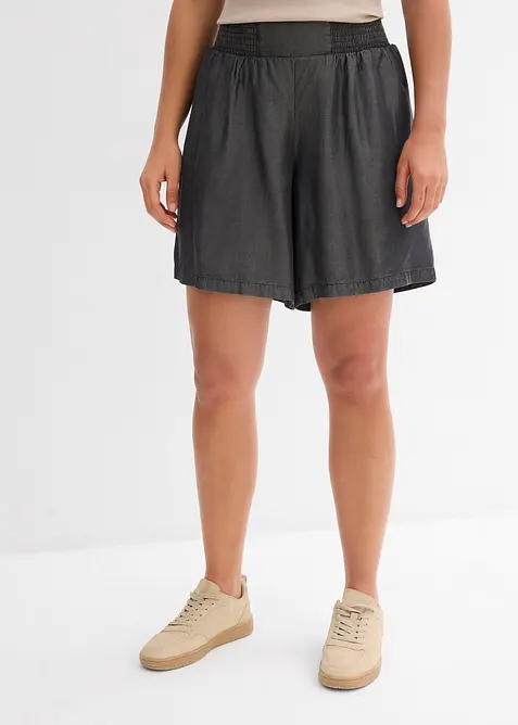 Slip on-shorts med smock-linning, bonprix