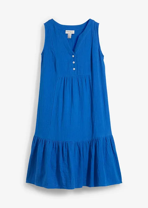 Kjole av luftig musselin, bonprix