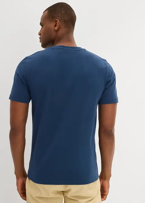 T-skjorte i 100% økologisk bomull (2-pack), bonprix