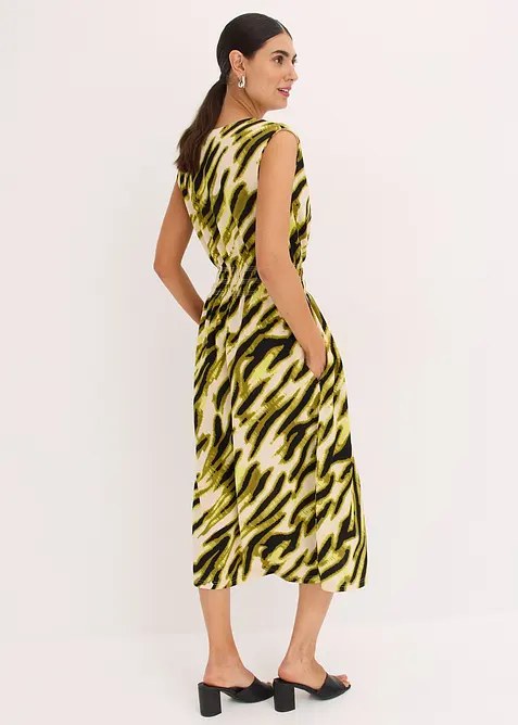 Jerseykjole med vaffels&oslash;m, bonprix