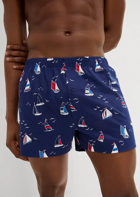 Boksershorts i jersey (3-pack), bonprix