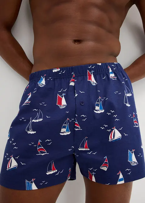 Boksershorts i jersey (3-pack), bonprix