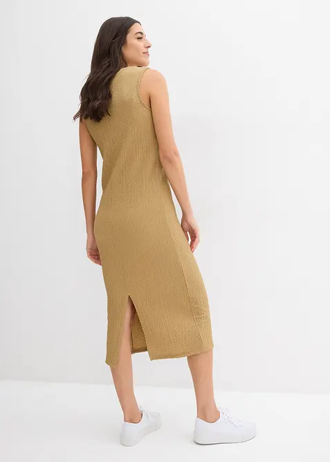 Jerseykjole i lett strukturert krepp, bonprix