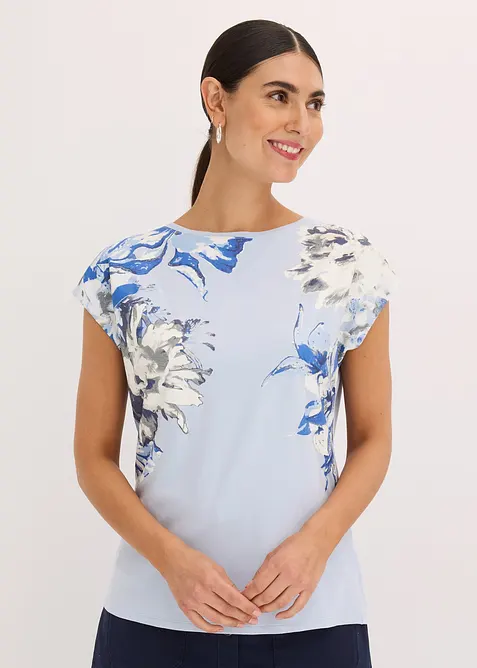 Topp med lave skuldersømmer, bonprix