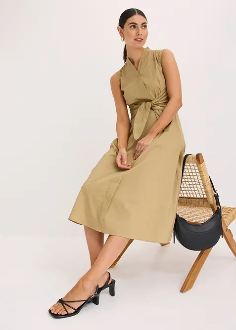 Kjole med knytedetalj, bonprix