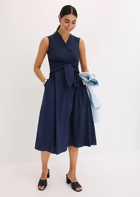 Kjole med knytedetalj, bonprix