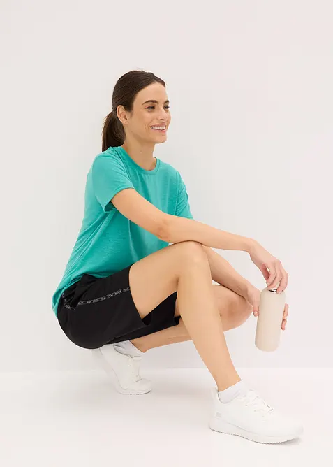 Treningsshorts i hurtigtørkende materiale, bonprix