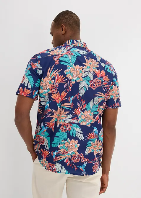 Kortermet skjorte av viskose, bonprix