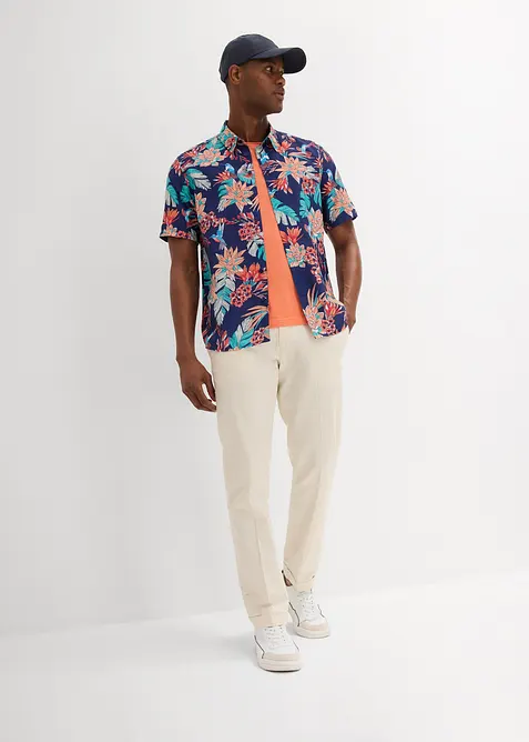 Kortermet skjorte av viskose, bonprix