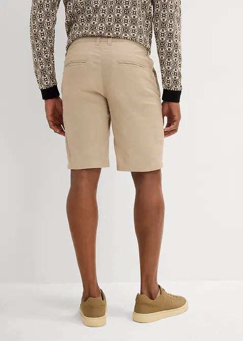 Regular Fit chino-bermuda med lin, bonprix