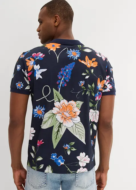 Pik&eacute;-poloskjorte i 100% bomull, bonprix