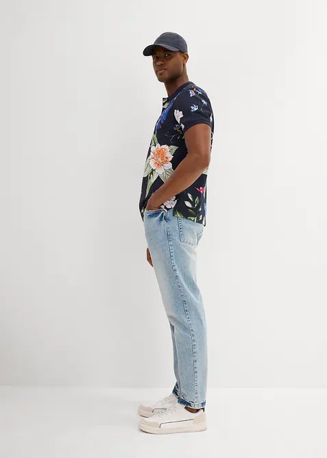 Pik&eacute;-poloskjorte i 100% bomull, bonprix