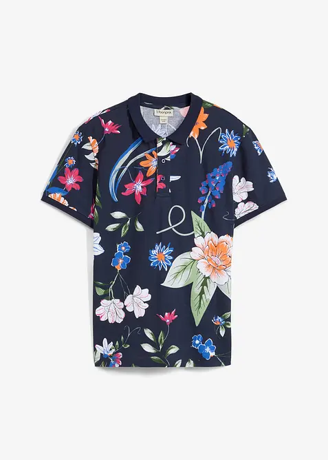 Pik&eacute;-poloskjorte i 100% bomull, bonprix