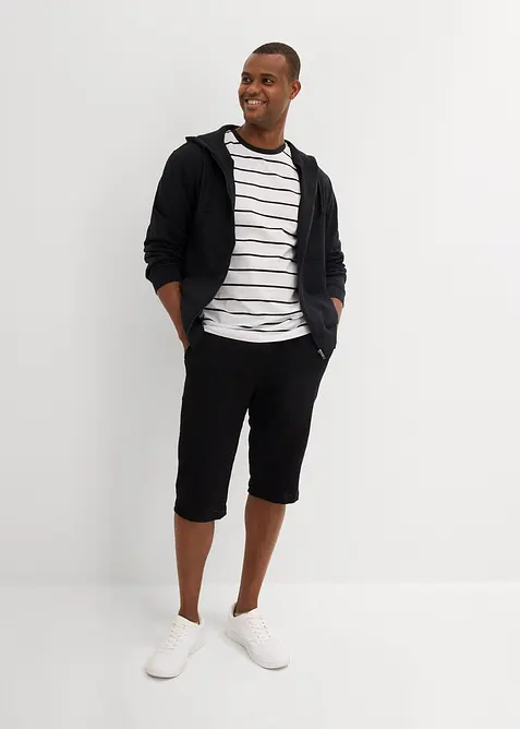 Loose Fit lang bermudashorts av luftig musselin, bonprix