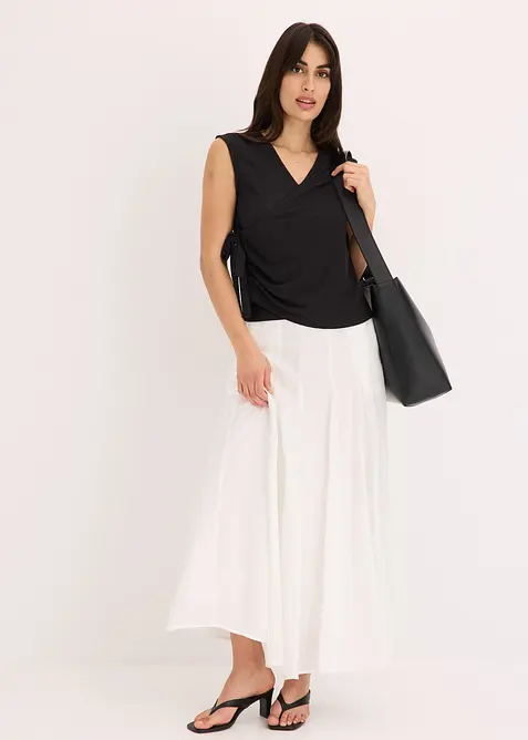 Omslagstopp i kreppet jersey, bonprix