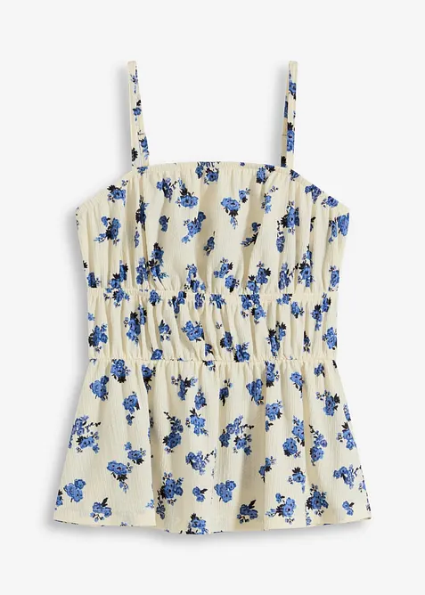 Stroppetopp i strukturert krepp, bonprix