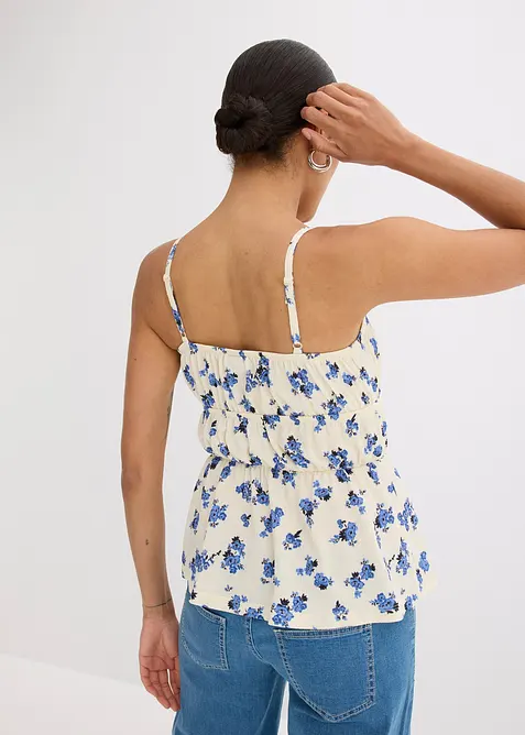 Stroppetopp i strukturert krepp, bonprix