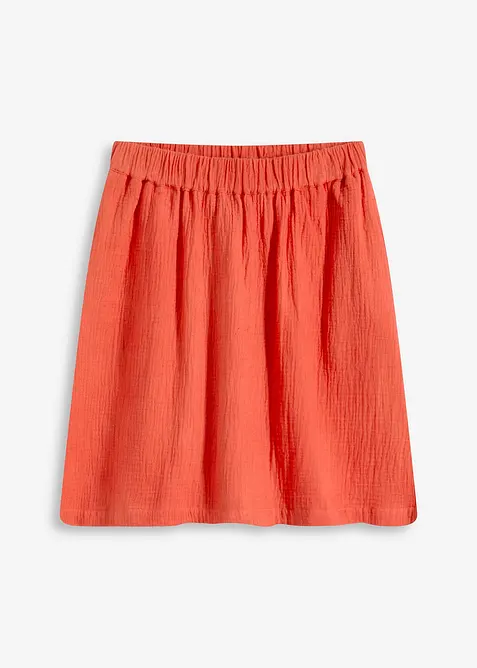 Strandskjørt i musselin, bonprix