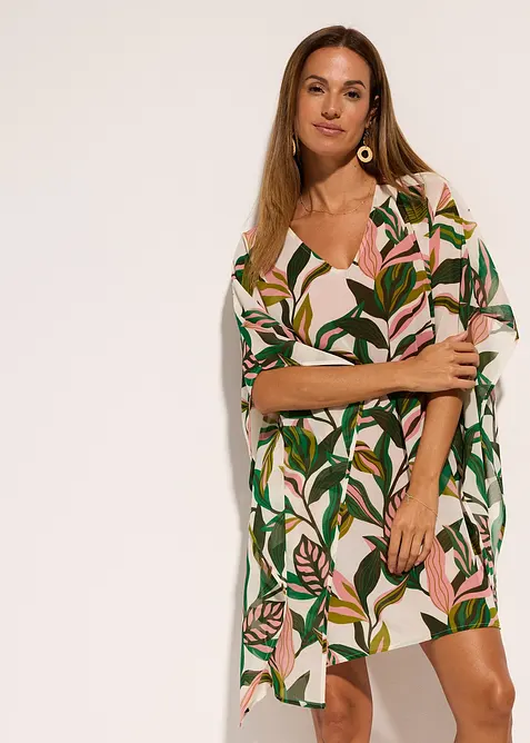 Strandtunika i chiffon, bonprix