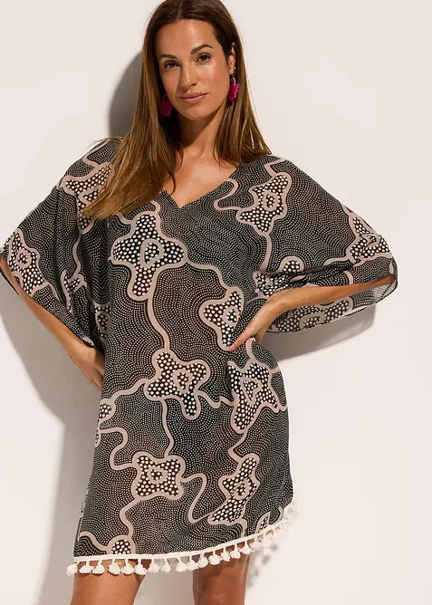 Transparent strandtunika, bonprix