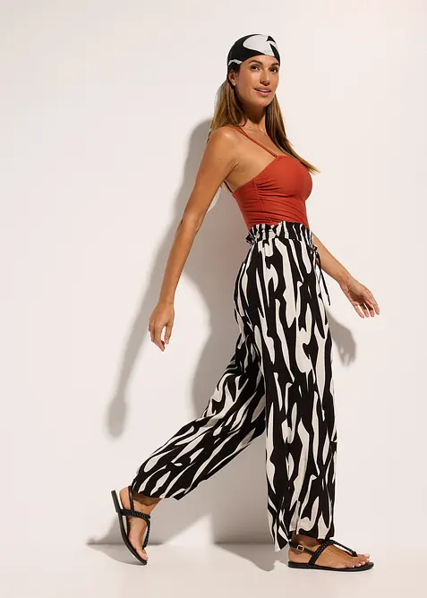 Strandbukse av viskose, bonprix