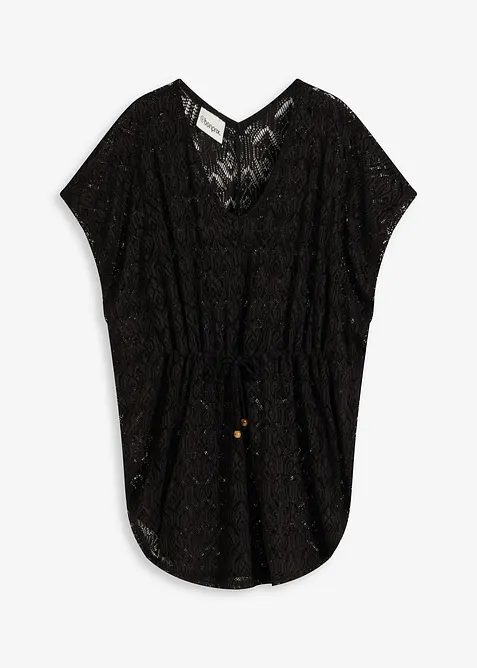 Transparent strandtunika av blonde, bonprix