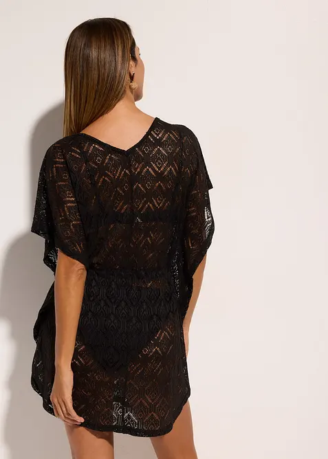 Transparent strandtunika av blonde, bonprix