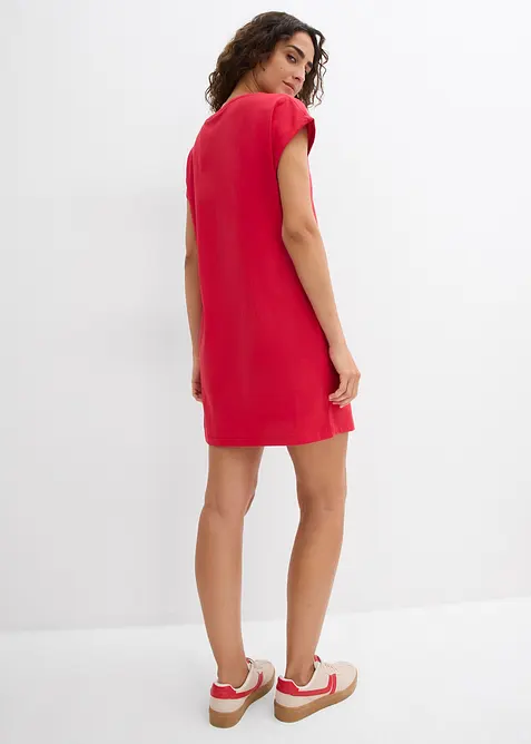 Trikotkjole i økologisk bomull (2-pack), bonprix