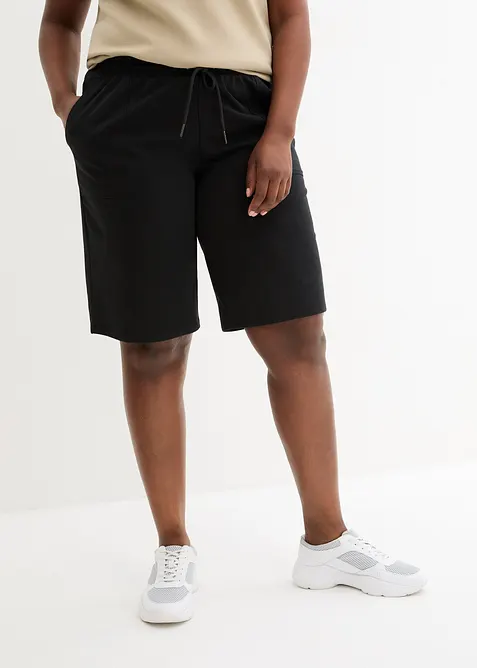Sweat bermudashorts i 100% bomull, bonprix
