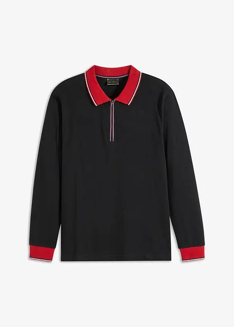 Langermet poloshirt, bonprix
