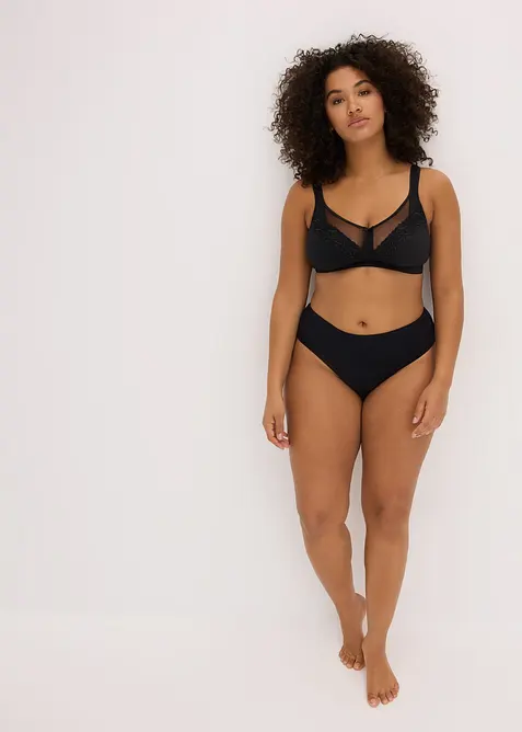 Avlastnings-BH uten b&oslash;yle med myk bomull, bonprix