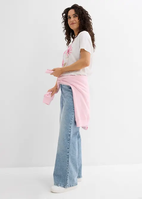 Topp i &oslash;kologisk bomull, bonprix