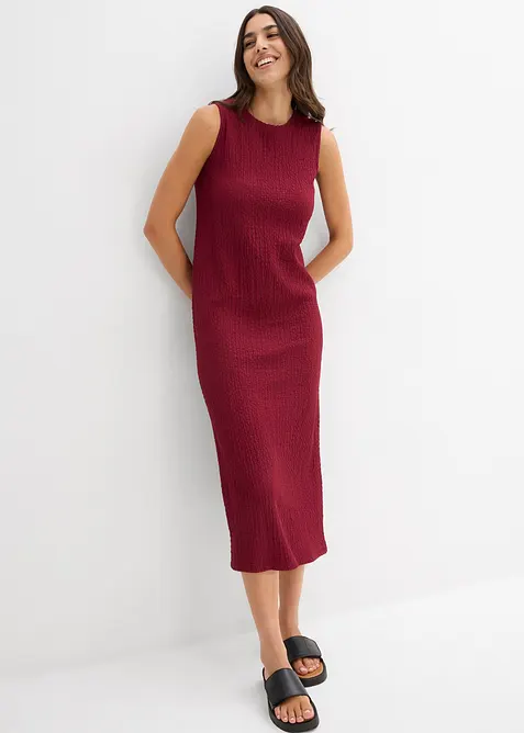 Jerseykjole i lett strukturert krepp, bonprix