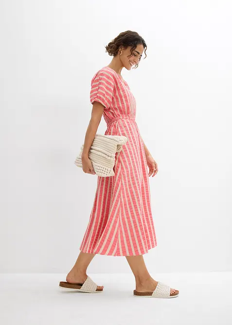 Kjole av luftig musselin, bonprix