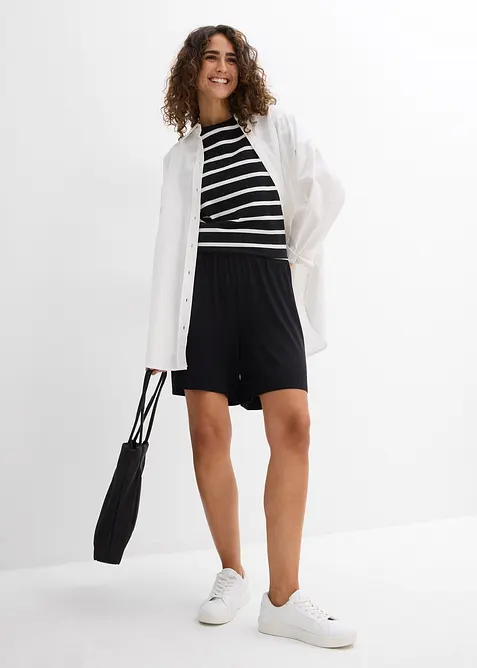 Pull on-shorts i myk viskosemiks, bonprix