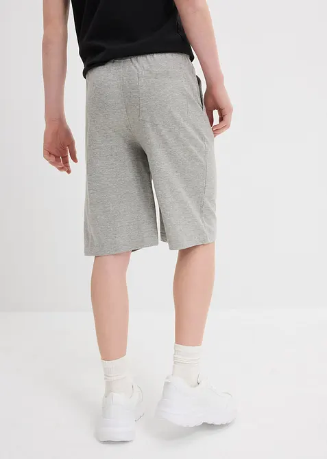 Bermudashorts i trikot (2-pack), gutt, bonprix