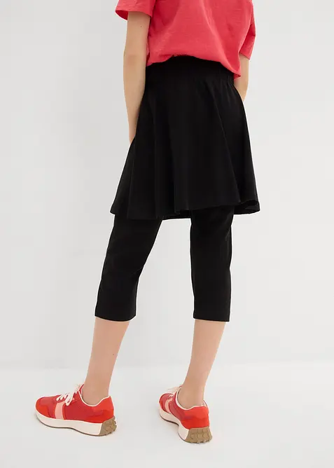 Caprileggings med skj&oslash;rt, bonprix