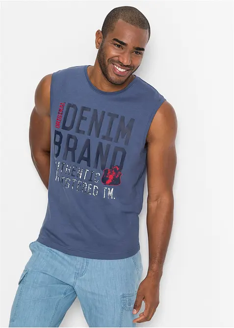 Singlet i 100% bomull (2-pack), bonprix