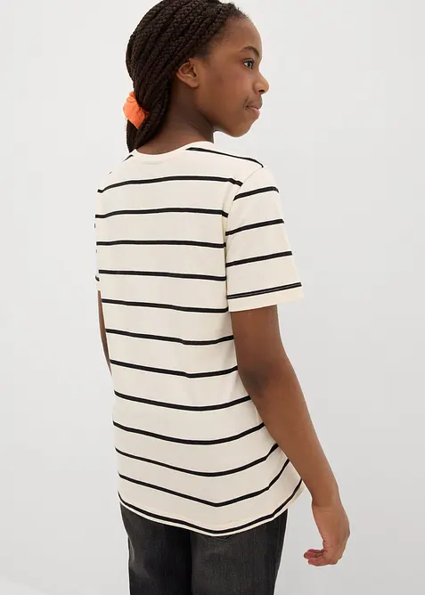 T-skjorte i økologisk bomull (2-pack), bonprix