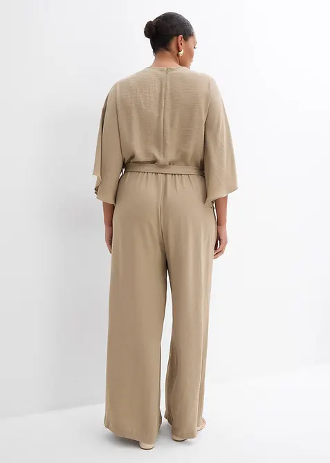 Jumpsuit med knytebelte, bonprix